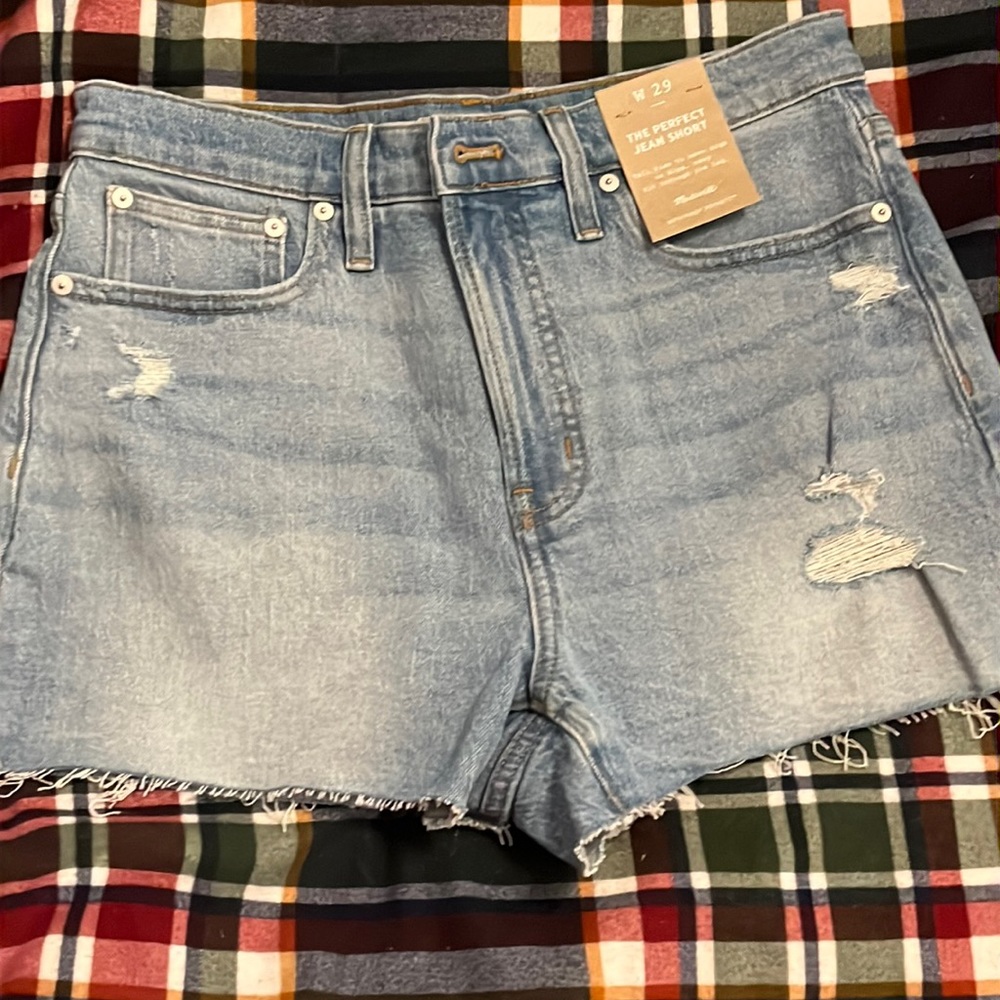 NWT Madewell jean shorts!